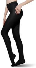 Load image into Gallery viewer, Compression Pantyhose 20-30 mmHg Opaque Support Pantyhose for Women & Men Closed Toe Nursing Graduated Compression Tights Help Relieve Swelling Varicose Veins Edema Back XXL